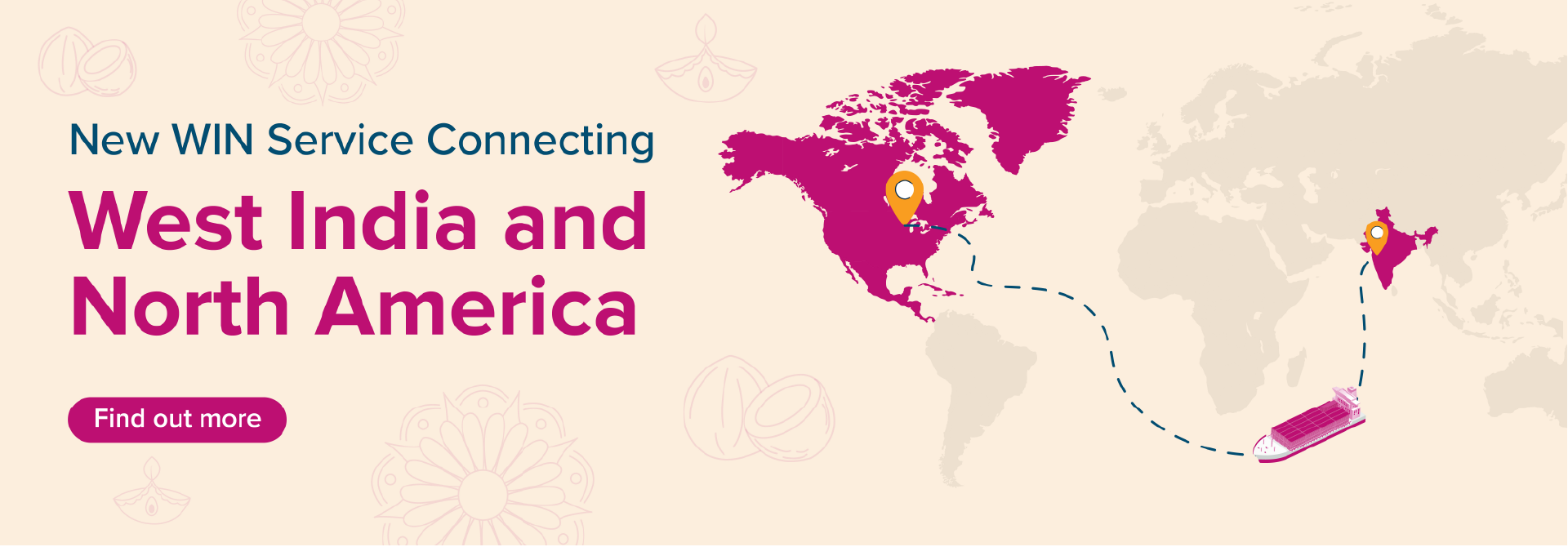 New WIN Service Connecting West India and North America
